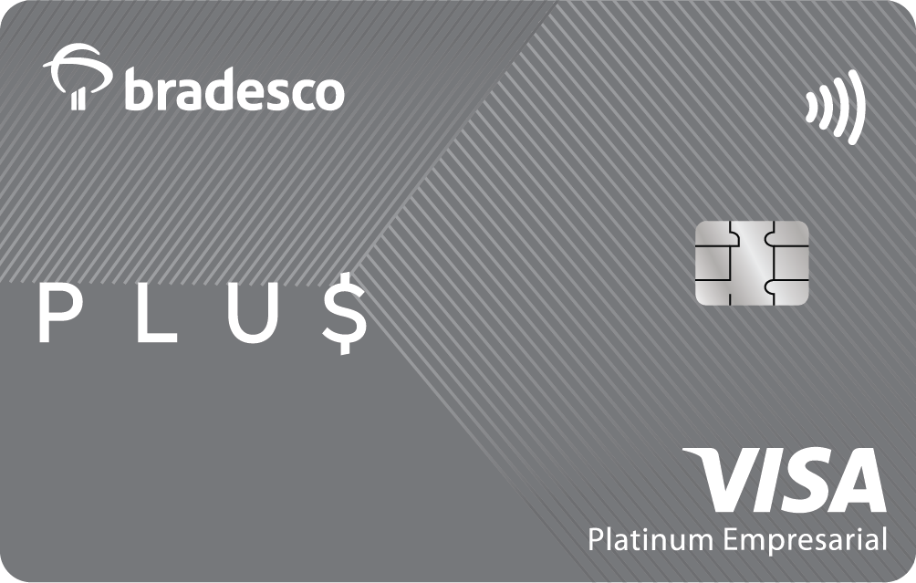 Cartão de Crédito Empresarial Bradesco PLU$ Visa Platinum