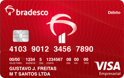 Cartão de Débito Bradesco Empresarial